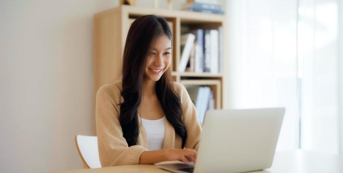 Online session med deltager og underviser